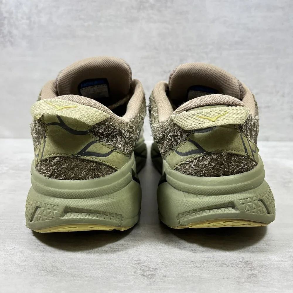 Hoka One One U Clifton L Suede Running Shoes - Women's Size 7.5 - Green - Picture 6 of 10